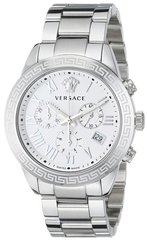 versace watches silver|versace watches for men.